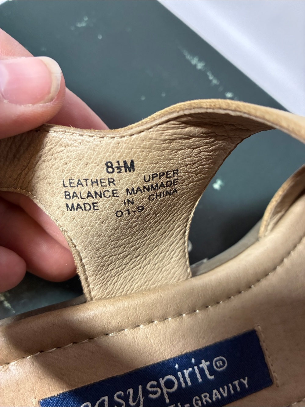 Easy Spirit Tan Suede Slingback Sandals - Picture 7 of 11